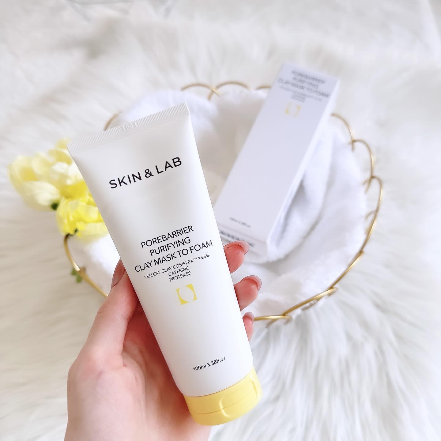 ポアバリアピューリファイングクレイマスクトゥフォーム/SKIN&LAB/洗い流すパック・マスクを使ったクチコミ（2枚目）