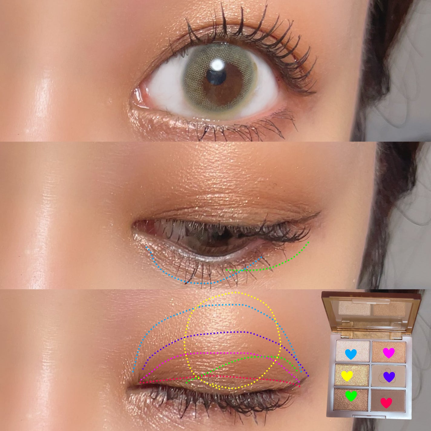 ザ スキン アイシャドウ パレット/perse/アイシャドウパレットを使ったクチコミ(8枚目)