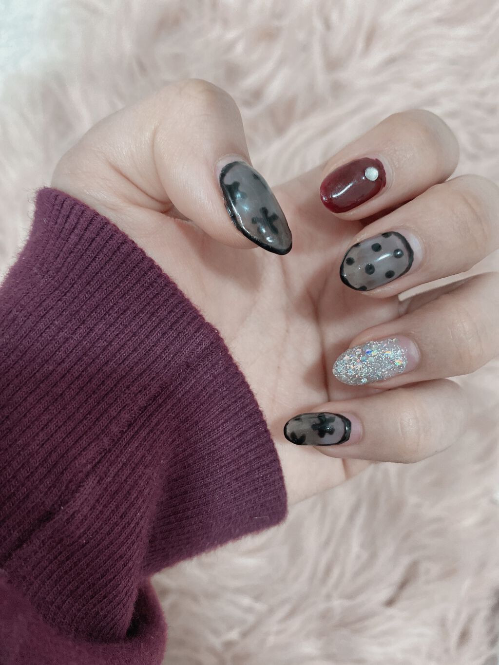 キキララ ネイル/DAISO/マニキュアを使ったクチコミ（3枚目）