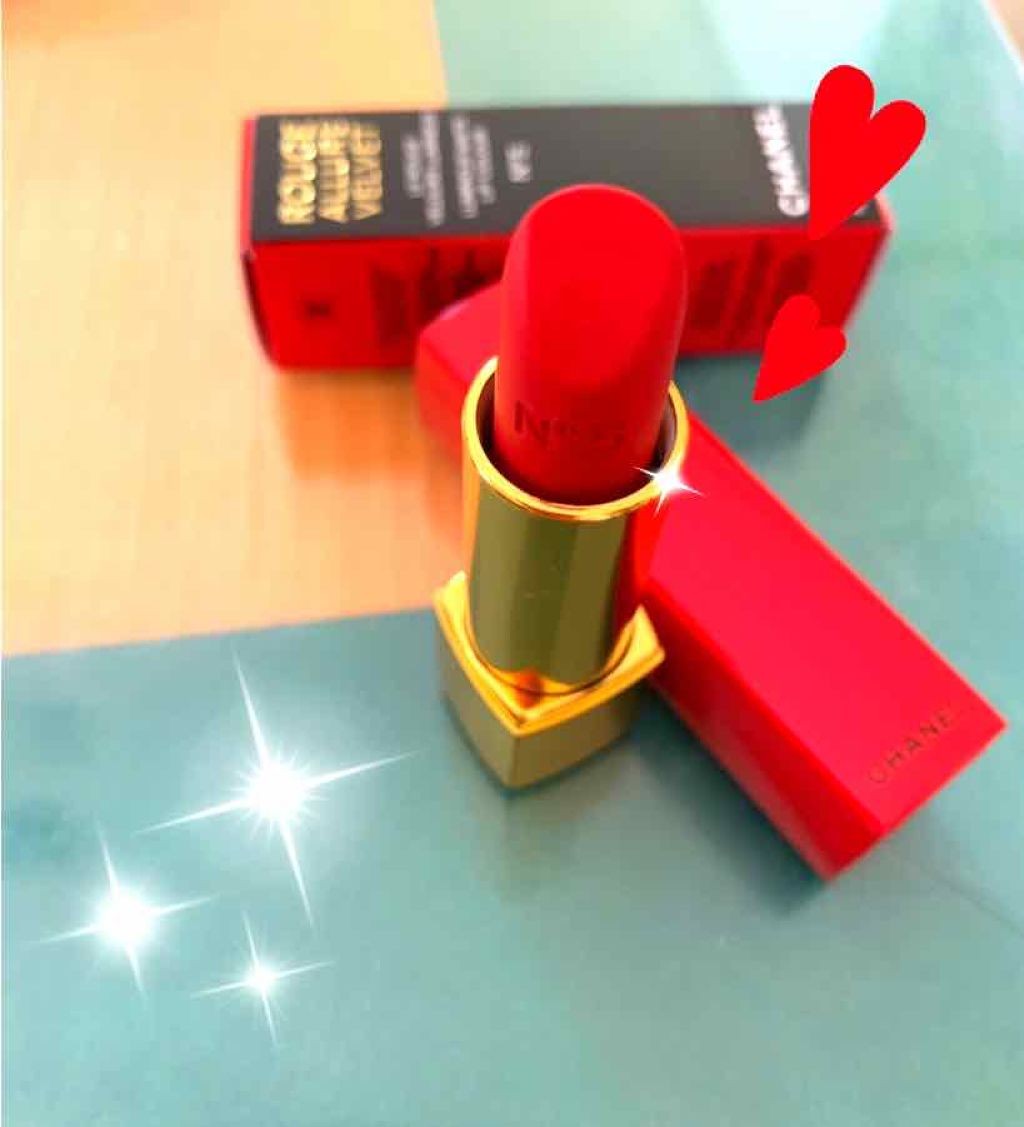 ルージュ アリュール ヴェルヴェット/CHANEL/口紅を使ったクチコミ(1枚目)