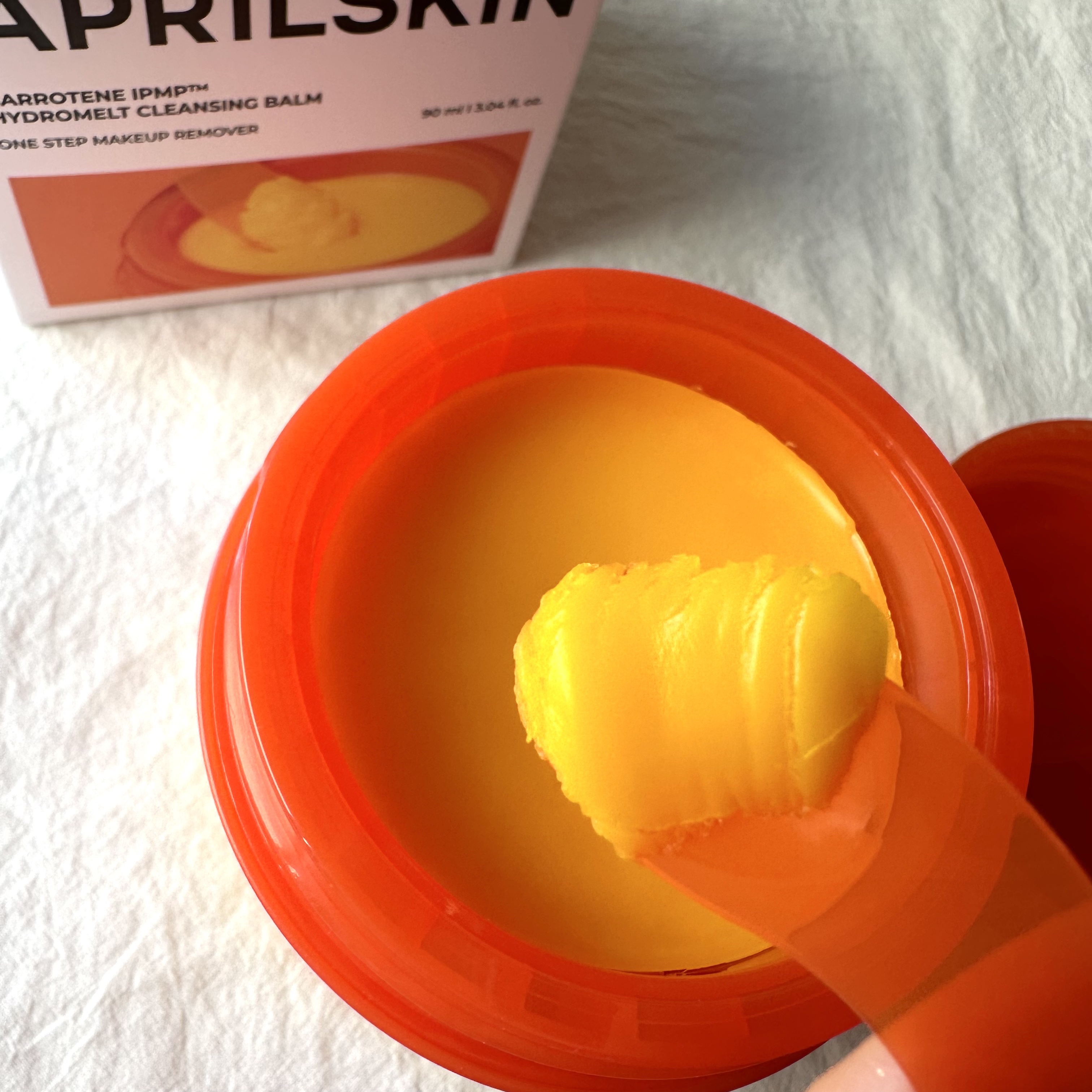 カロテンIPMP(TM) とろけるクレンジングバーム /APRILSKIN/クレンジングバームを使ったクチコミ（3枚目）