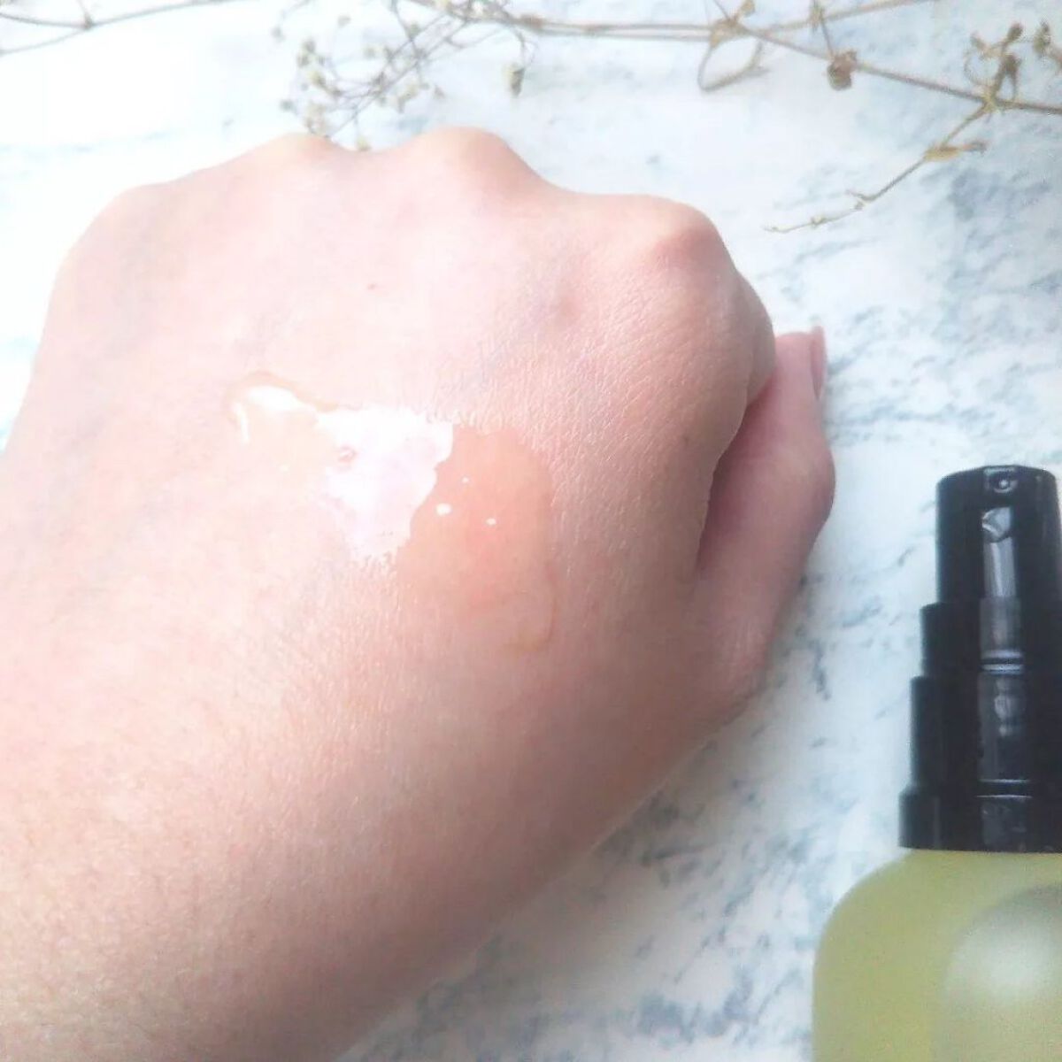 スタイリングナノシルクヘアオイル/UNIK/その他スタイリングを使ったクチコミ（2枚目）