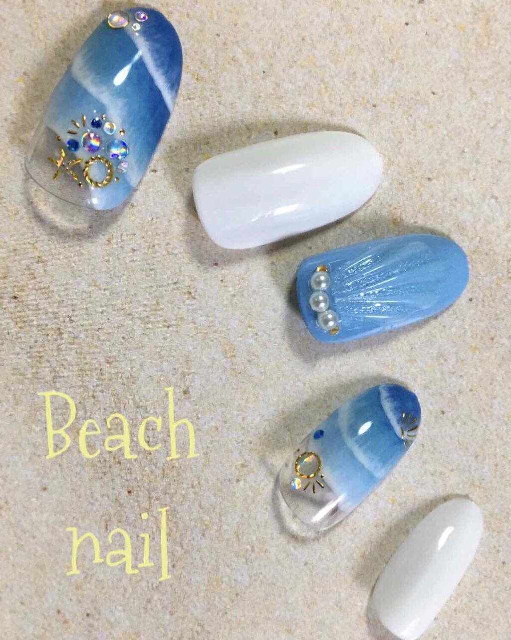 しずくネイルシール/キャンドゥ/ネイルシールを使ったクチコミ(1枚目)