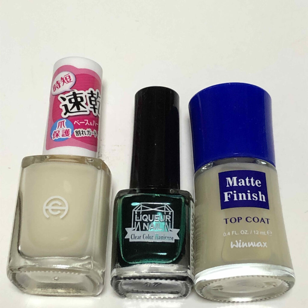 ウィンマックス ネイルケアシリーズ マットトップコート/DAISO/ネイルトップコートを使ったクチコミ（3枚目）