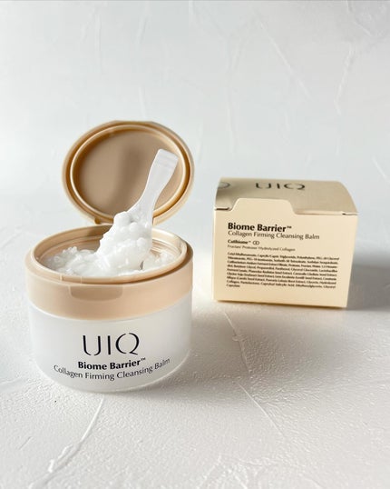 バイオームバリアコラーゲンファーミングクレンジングバーム/UIQ/クレンジングバームを使ったクチコミ(4枚目)