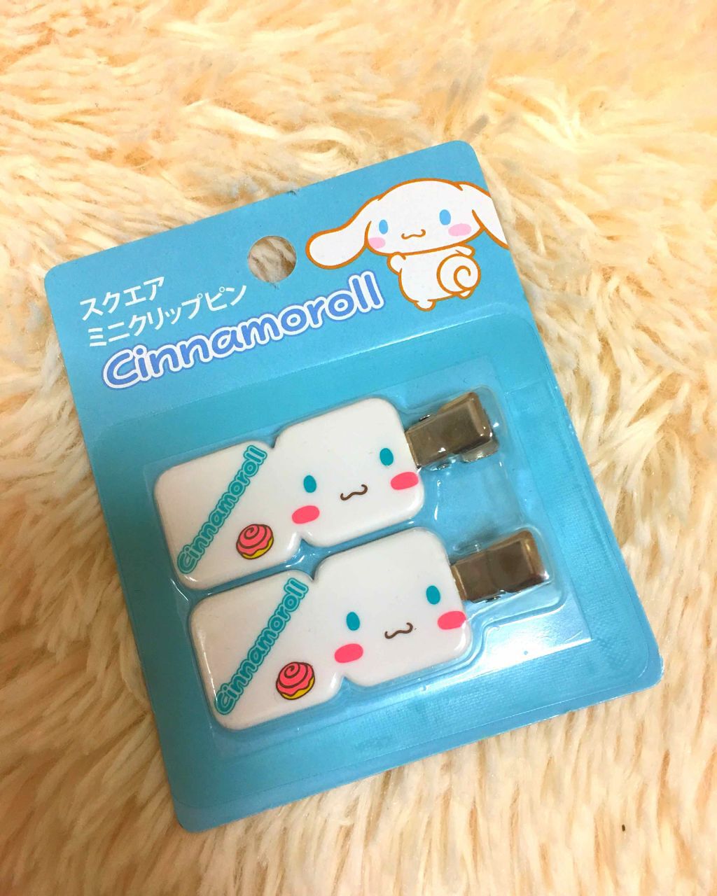 スクエアミニクリップピン/セリア/ヘアアクセサリーを使ったクチコミ(1枚目)