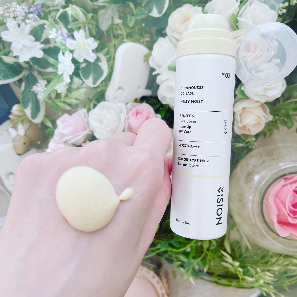 シンムース CCベース M/VIVISION/CCクリームを使ったクチコミ（1枚目）