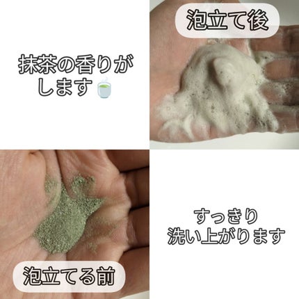 ワフードメイド 宇治抹茶酵素洗顔/pdc/洗顔パウダーを使ったクチコミ(3枚目)