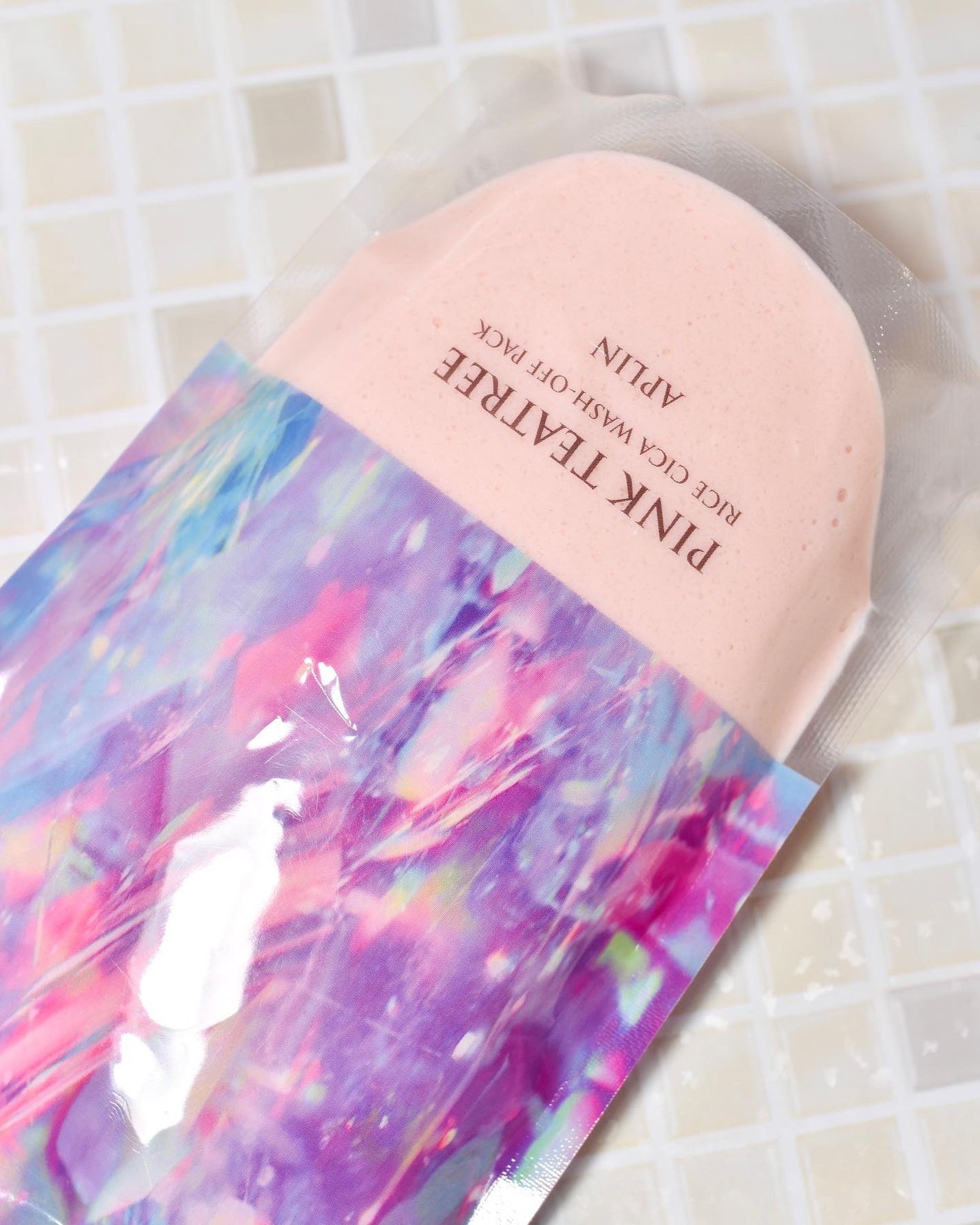 ピンクティーツリーライスシカウォッシュオフパック/APLIN/洗い流すパック・マスクを使ったクチコミ(1枚目)