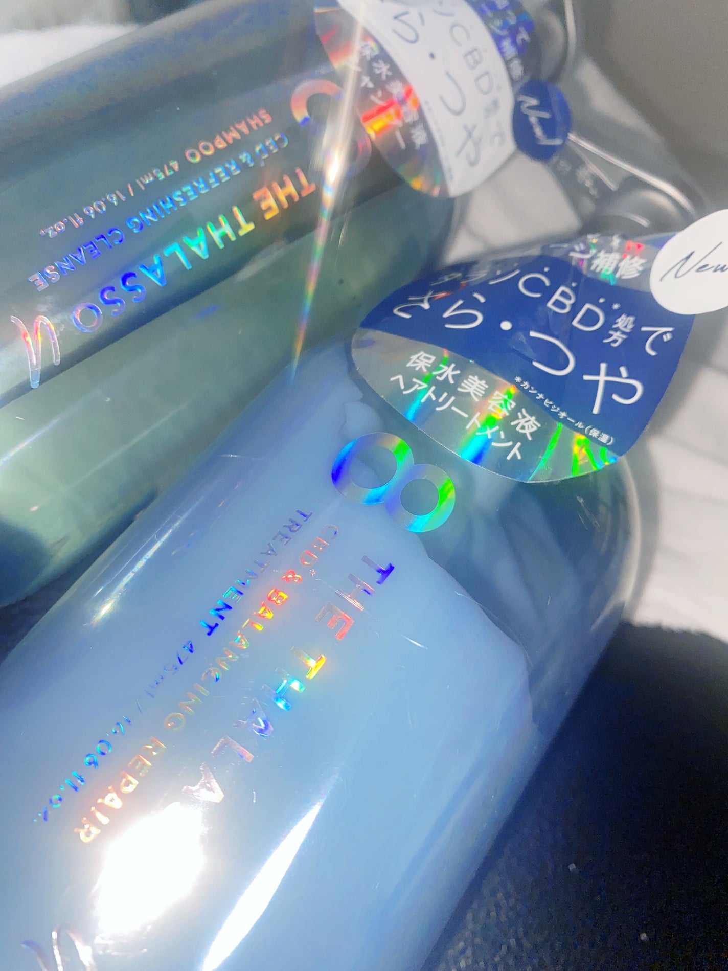 エイトザタラソ ユー CBD&リフレッシング クレンズ 美容液シャンプー/CBD&バランシング ダメージリペア 美容液ヘアトリートメント/エイトザタラソ/市販シャンプーを使ったクチコミ(1枚目)