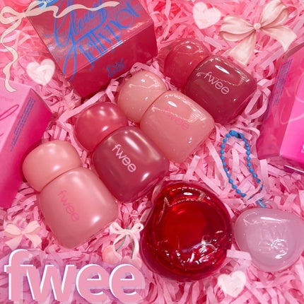 フィー リップアンドチーク グローイジェリーポット/fwee/リップグロスを使ったクチコミ(1枚目)