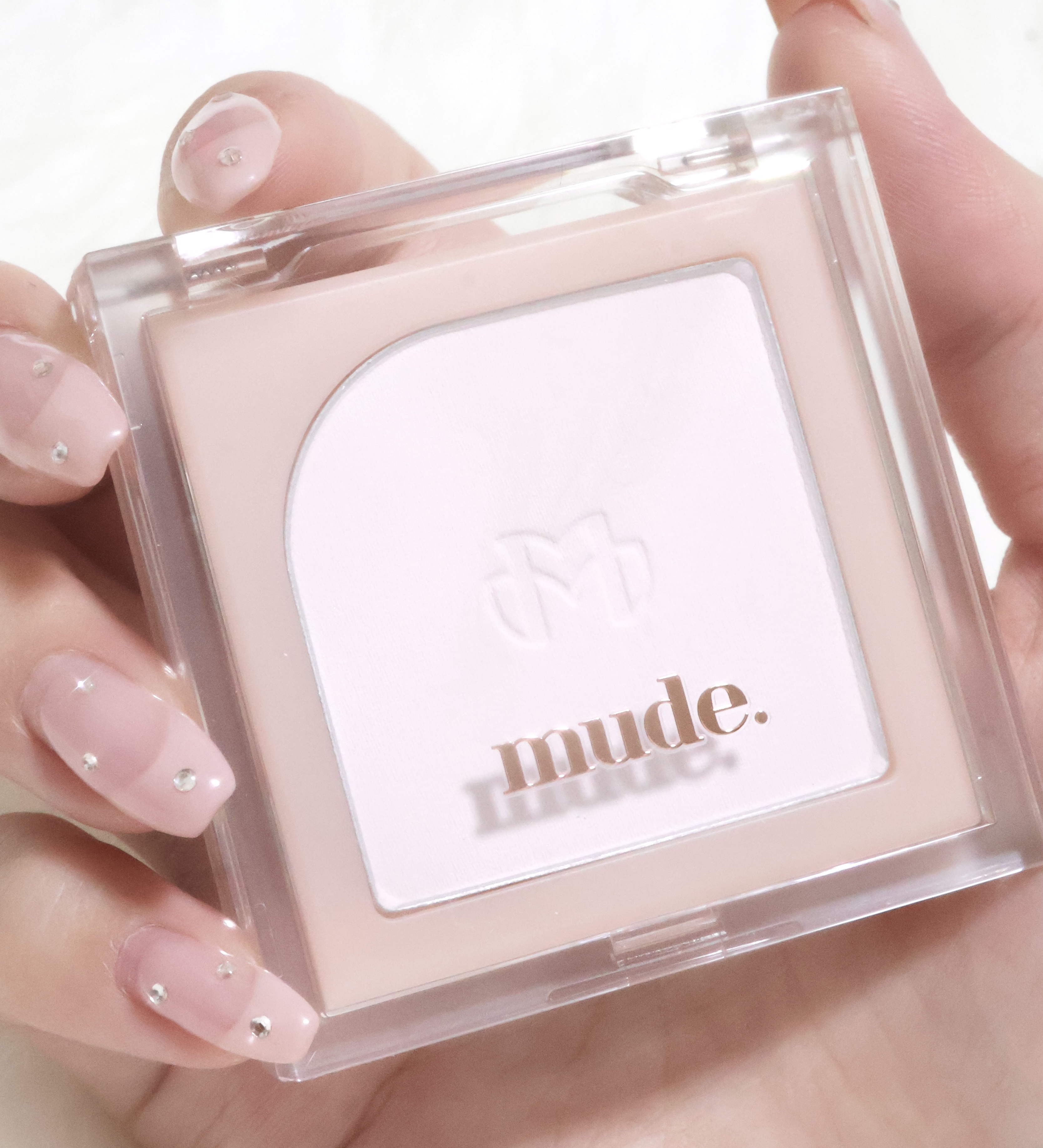 フラッターブラッシャー 00 シースルーベール/mude/パウダーチークを使ったクチコミ（1枚目）