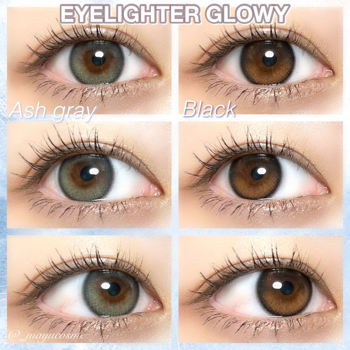 Eyelighter Glowy 1Month/OLENS/カラーコンタクトレンズを使ったクチコミ(5枚目)