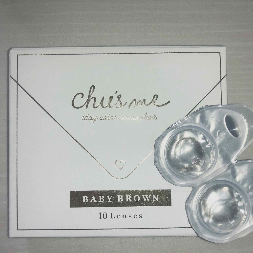 Chu's me 1day/Chu's me/ワンデー（１DAY）カラコンを使ったクチコミ（1枚目）