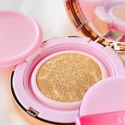 ピンクティーツリーカバークッション/APLIN/クッションファンデーションを使ったクチコミ(6枚目)