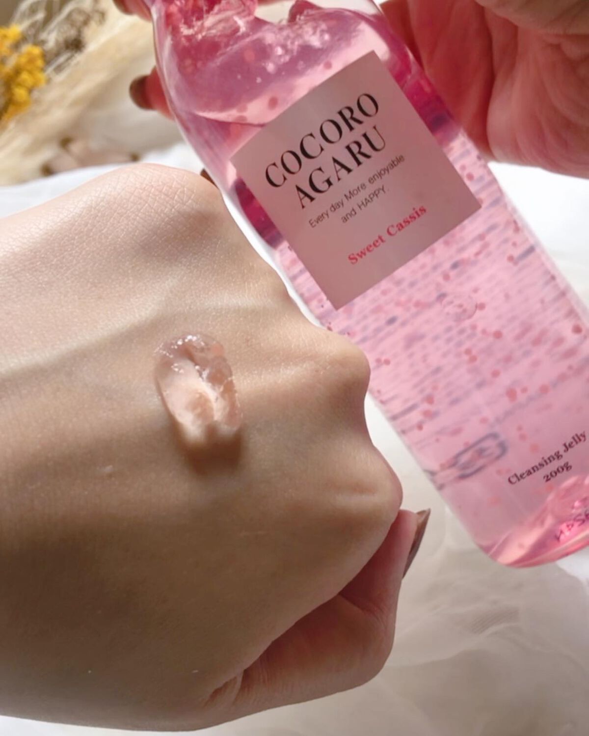 cocoroagaru クレンジングジュレ カシスミックスのクチコミ「ロゼットから誕生 
新感覚クラッシュジュレクレンジング 

ココロアガル 
⁡ ︎cocoro.....」（2枚目）