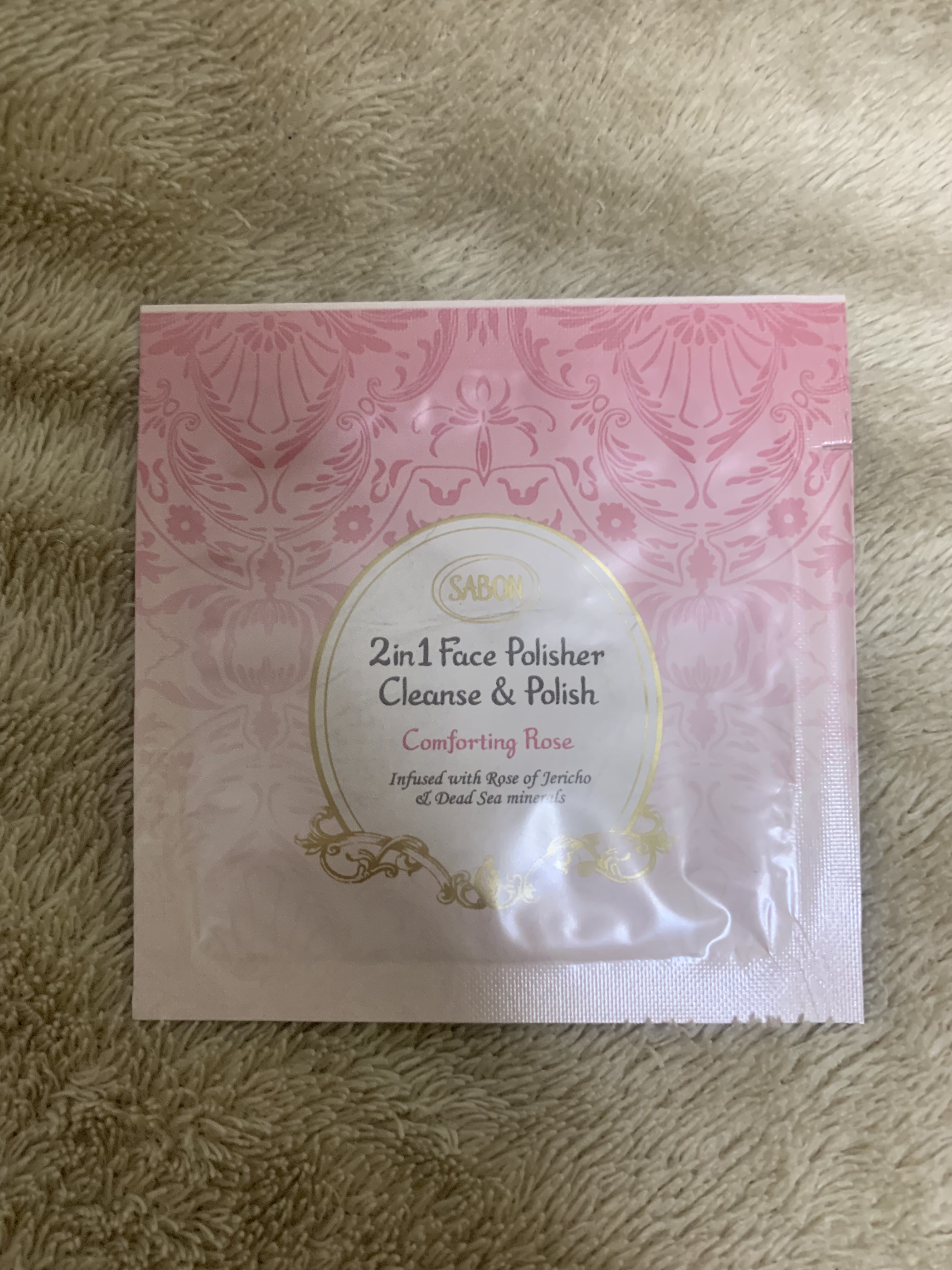 フェイスポリッシャー コンフォーティング・ローズ/SABON/スクラブ・ゴマージュを使ったクチコミ（1枚目）