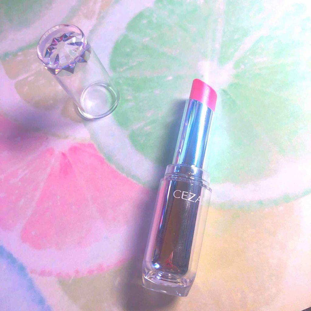 ラスティンググロスリップ/CEZANNE/口紅を使ったクチコミ(2枚目)