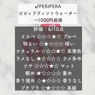 ティントウォーター 02 PINK JUICE/PERIPERA/口紅を使ったクチコミ（2枚目）