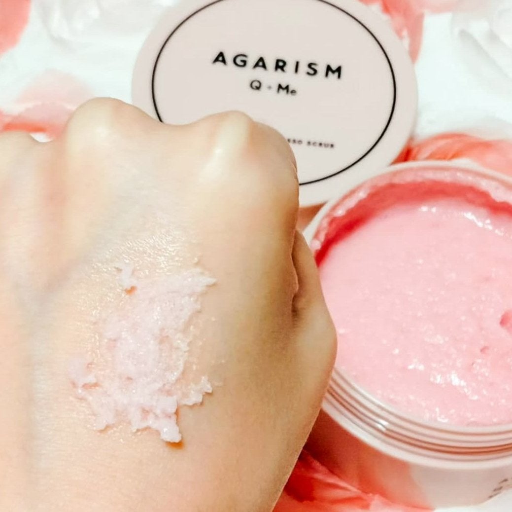 Q+Me スウィート ボム タラソ スクラブ/AGARISM/バスト・ヒップケアを使ったクチコミ(3枚目)