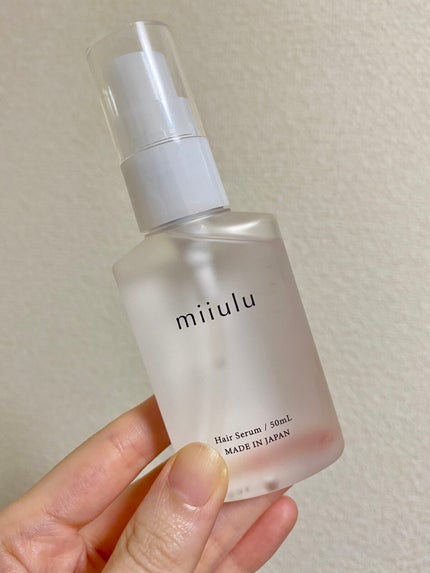 ヘアセラム/miiulu<ミウル>/アウトバストリートメントを使ったクチコミ(1枚目)