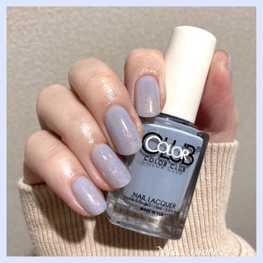 カラークラブ D286 Soft blue（シアーシロップコレクション）/Forsythe/マニキュアを使ったクチコミ（2枚目）