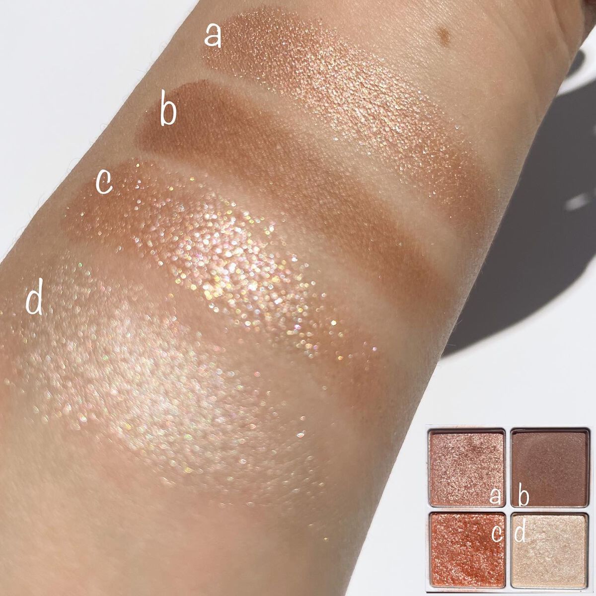 THE アイパレR/b idol/アイシャドウパレットを使ったクチコミ(5枚目)