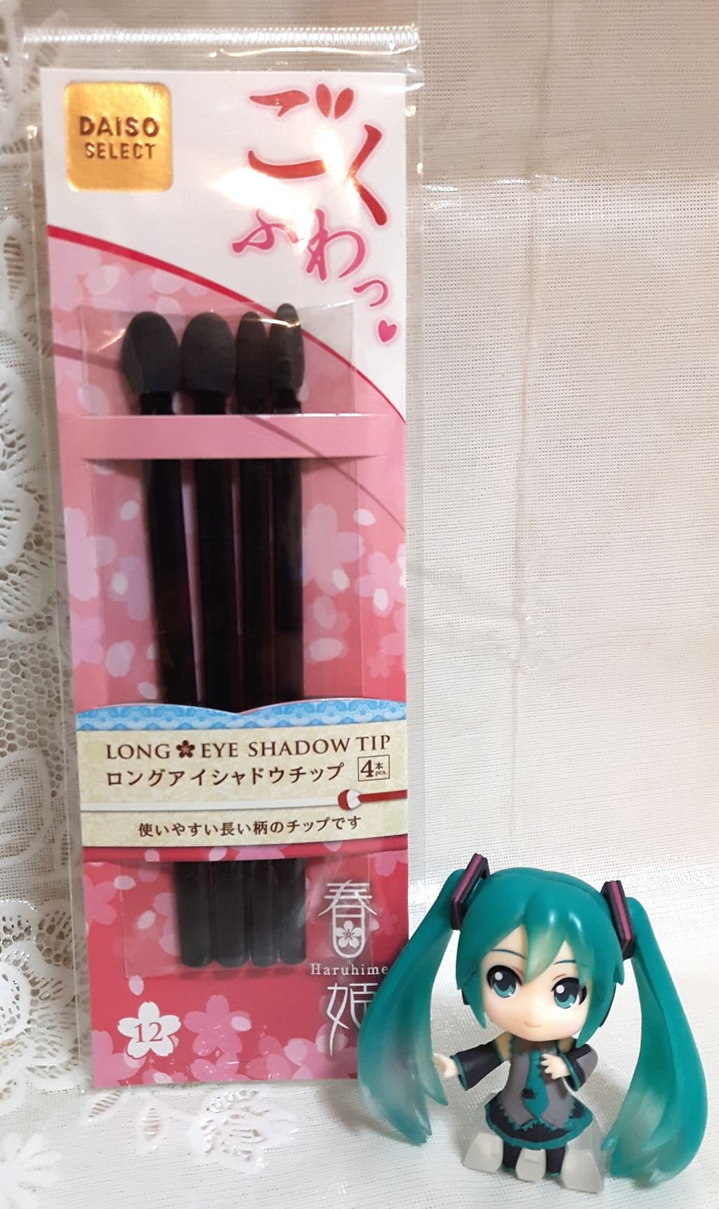 春姫 ロング アイシャドウ チップ/DAISO/メイクブラシを使ったクチコミ(1枚目)