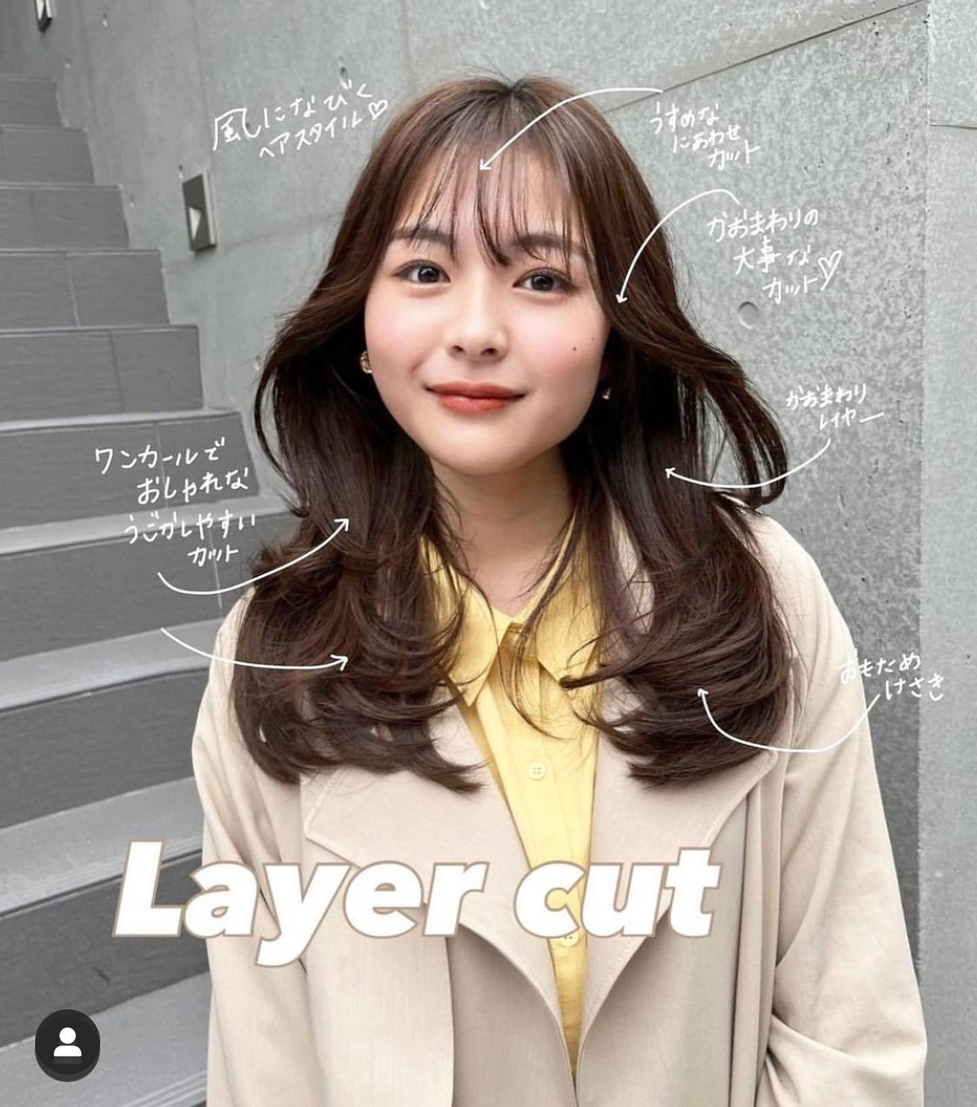 HARUNA on LIPS 「.風になびく素敵なレイヤーたっぷりカット✨✨✨✨..#レイヤー..」(1枚目)