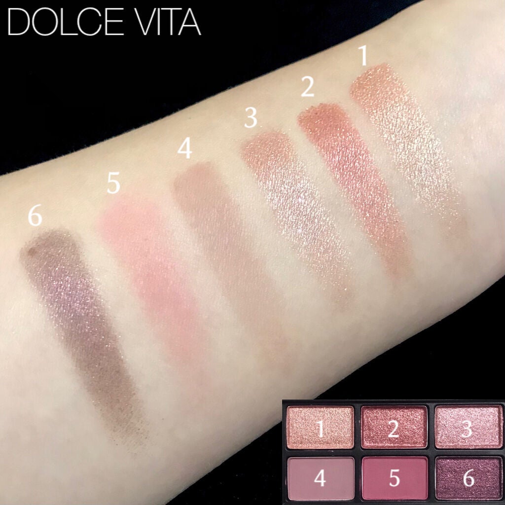 アンラップド ミニアイシャドーパレット DOLCE VITA/NARS/アイシャドウパレットを使ったクチコミ(5枚目)