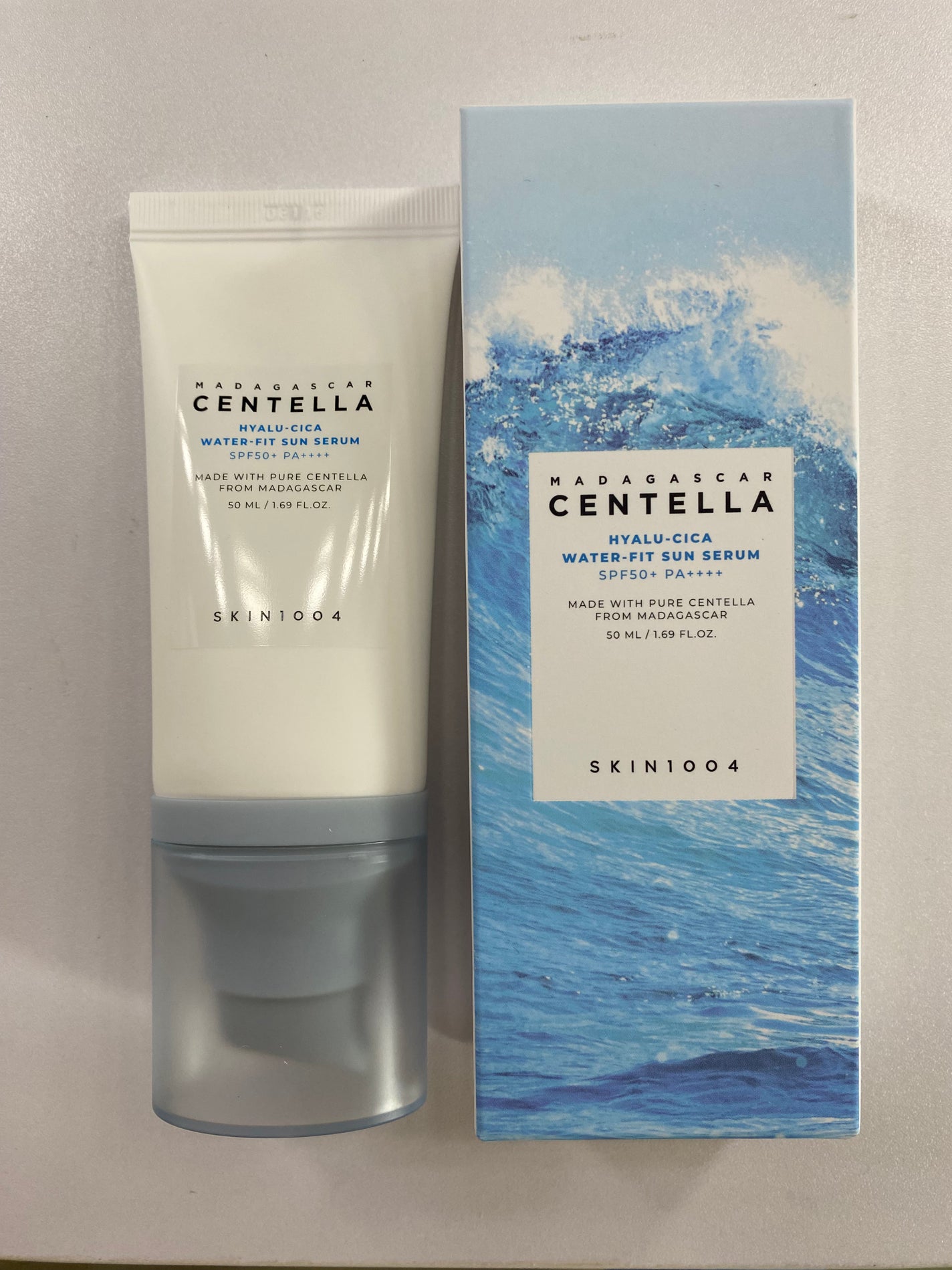 ヒアルーシカ ウォーターフィット サンセラム/SKIN1004/日焼け止めローションを使ったクチコミ(1枚目)