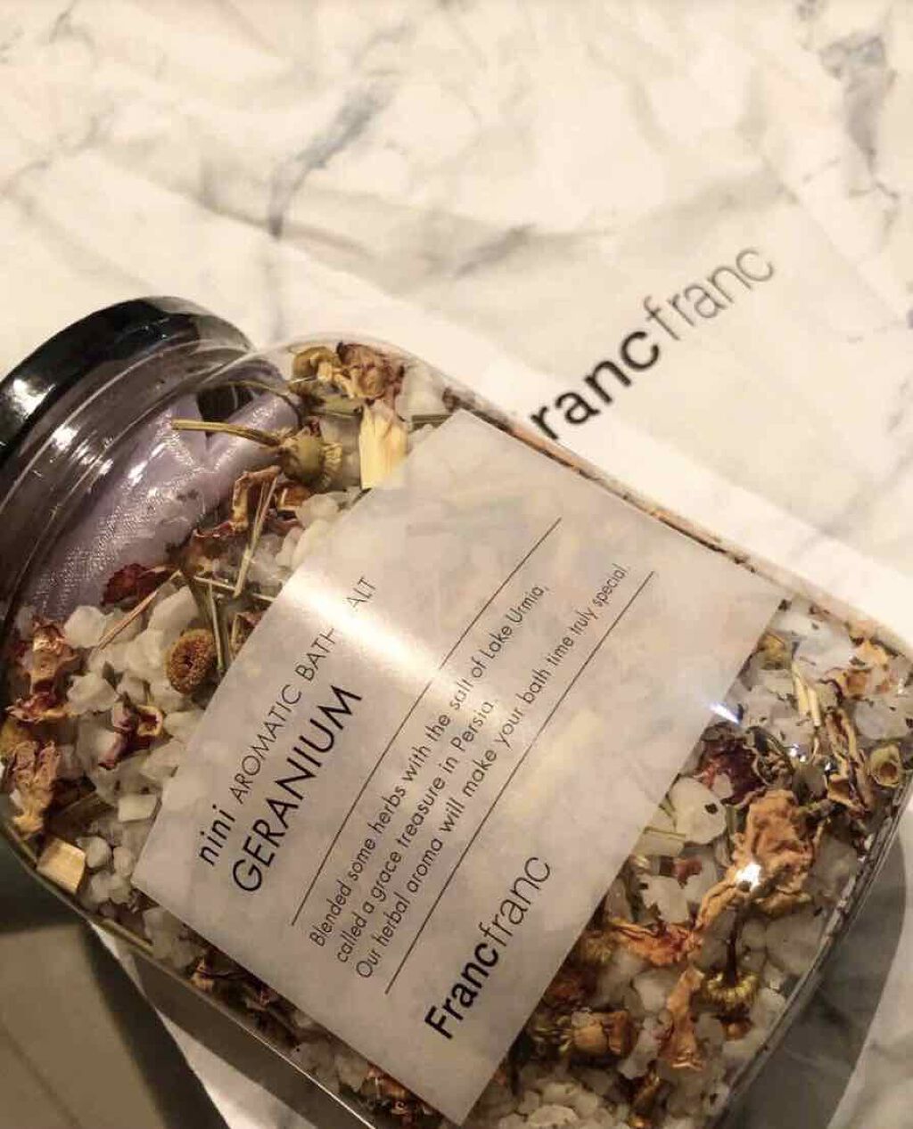 ニニ アロマティックバスソルト/フランフラン/入浴剤を使ったクチコミ（2枚目）