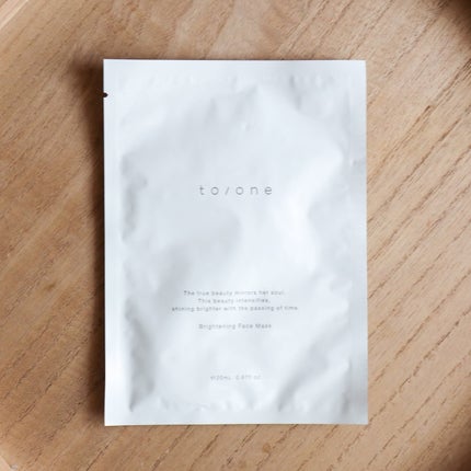 トーン ブライトニング フェイスマスク 1枚/to/one/シートマスク・パックの画像