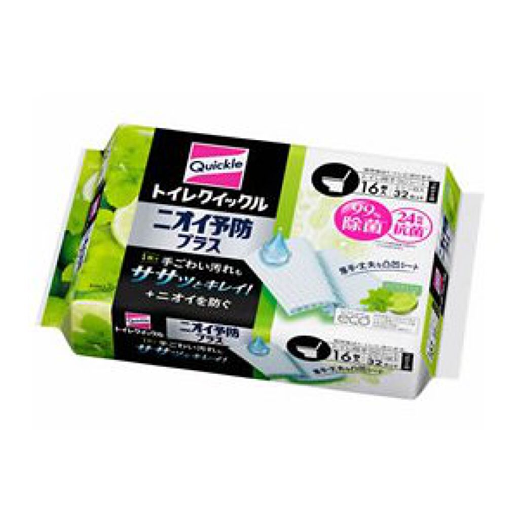 トイレクイックルニオイ予防プラス シトラスミントの香り つめかえ用 ジャンボパック 16枚