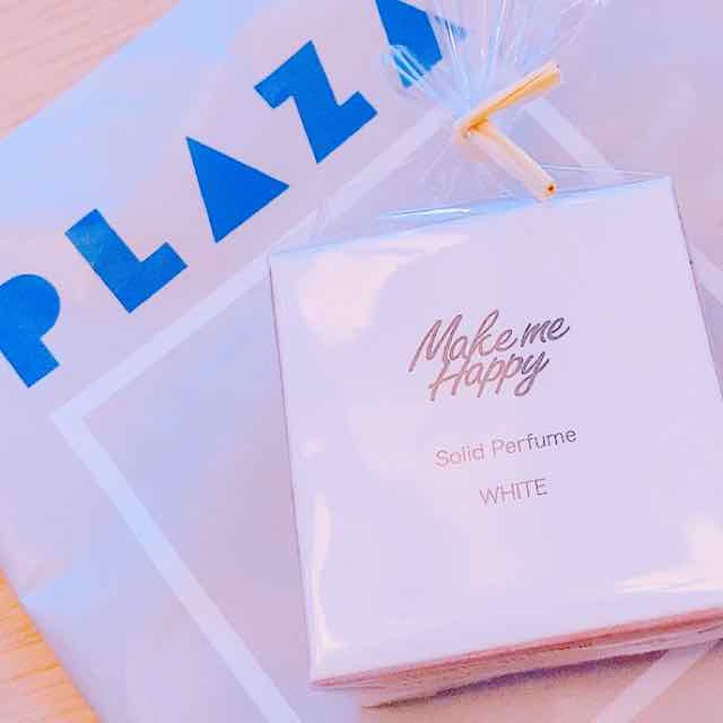 メイクミーハッピー ソリッドパフューム WHITE/キャンメイク/練り香水を使ったクチコミ(1枚目)