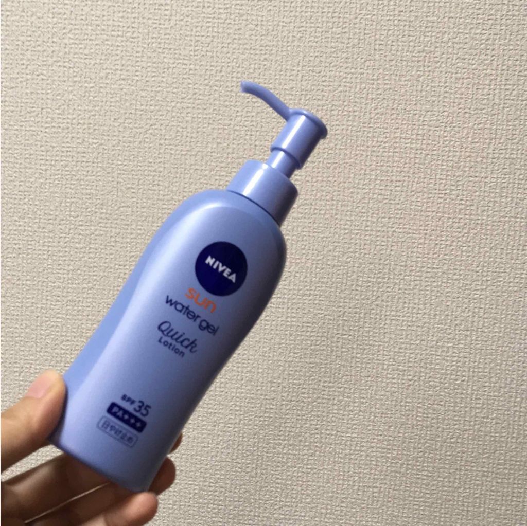ニベアサン ウォータージェル クイックローション/ニベア/日焼け止め・UVケアを使ったクチコミ（1枚目）