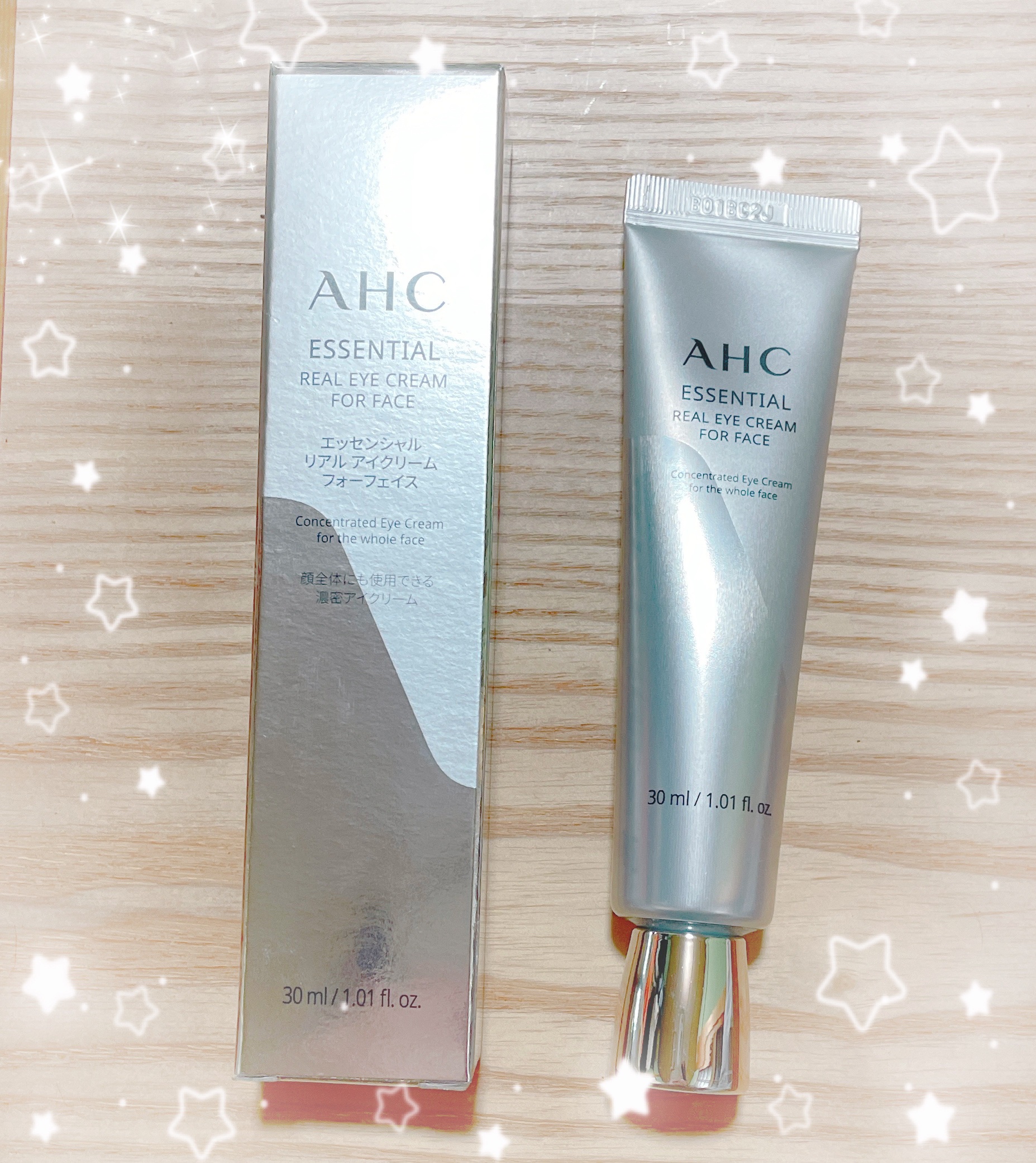 エッセンシャル リアル アイクリーム フォーフェイス/AHC/アイケア・アイクリームを使ったクチコミ（1枚目）