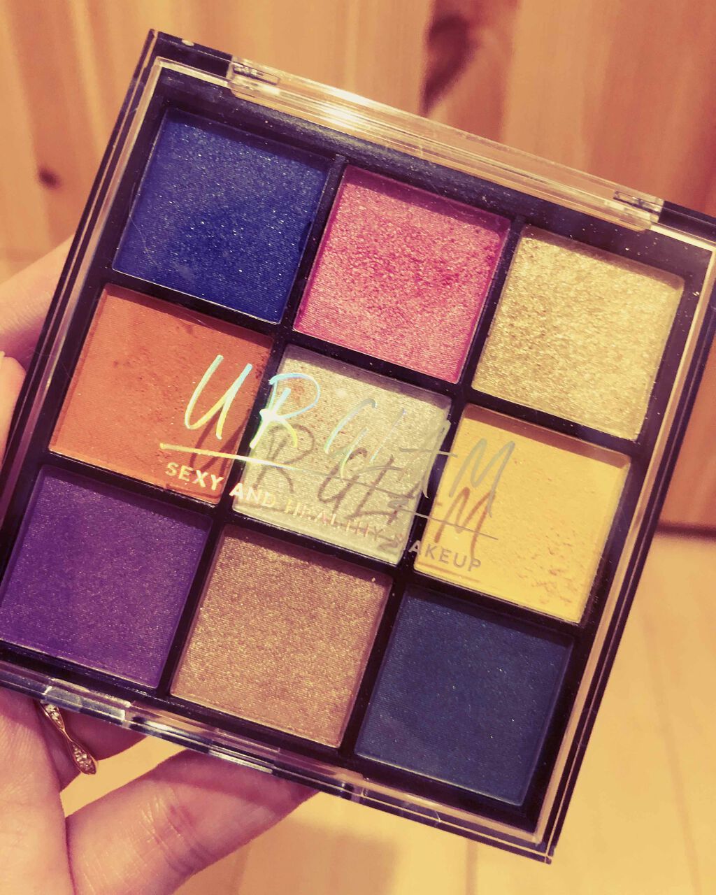 UR GLAM　BLOOMING EYE COLOR PALETTE/U R GLAM/アイシャドウパレットを使ったクチコミ（1枚目）