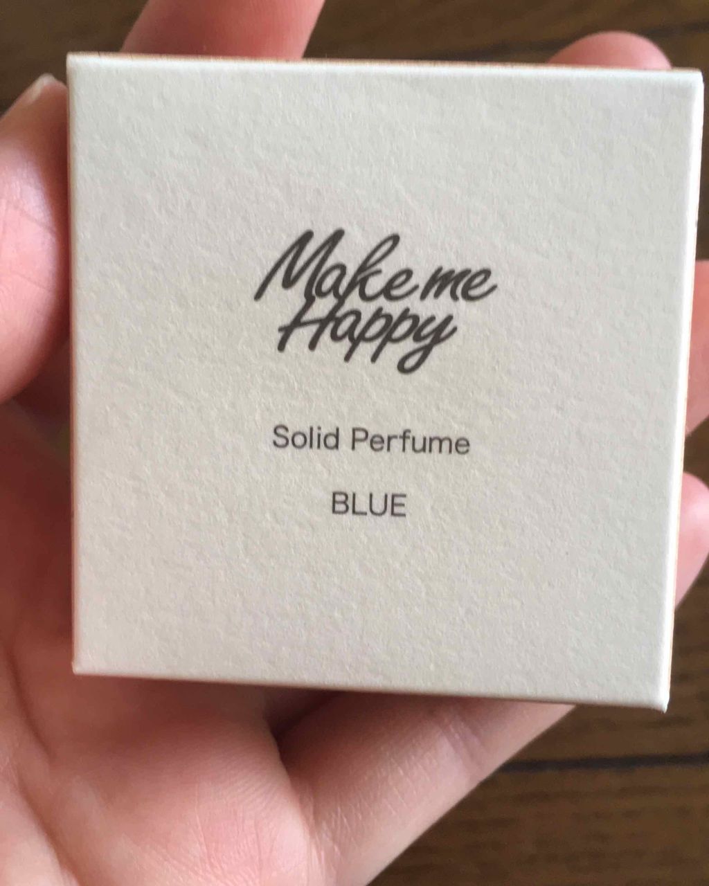 メイクミーハッピー ソリッドパフューム BLUE/キャンメイク/練り香水を使ったクチコミ（1枚目）