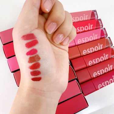 espoir クチュールリップフルイドベルベットのクチコミ「\espoir COUTURE LIP FLUID VELVET/

CHILLING

MO.....」（2枚目）