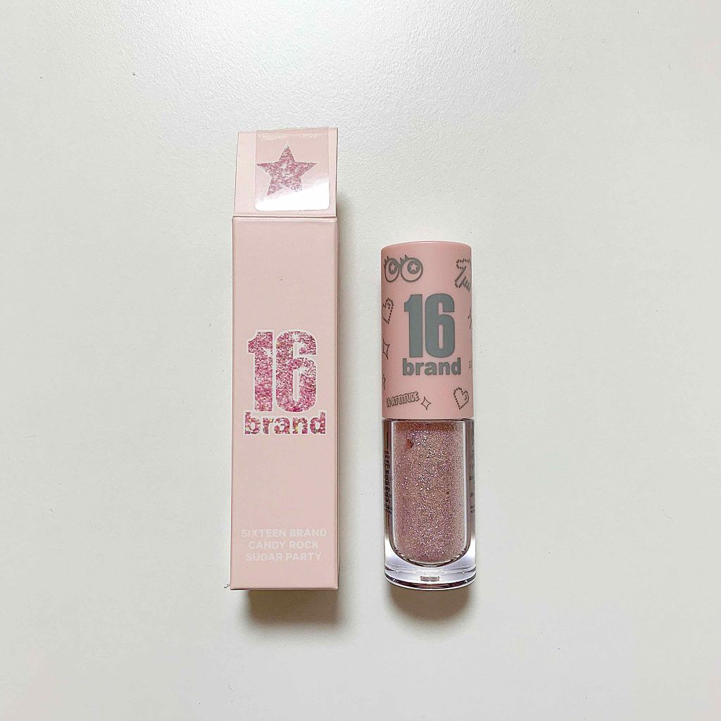 CANDYROCK SUGARPARTY/16BRAND/リキッドアイシャドウを使ったクチコミ(1枚目)