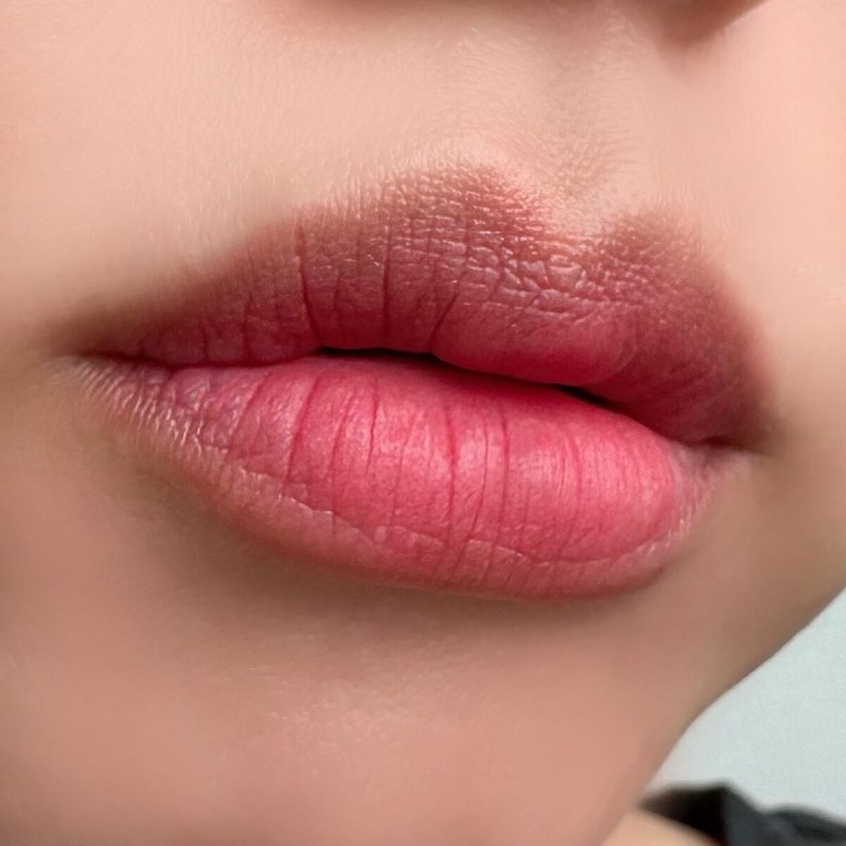 カスタマイズエアリーリップマッド N4 サクラレイヤード/INTO U/口紅を使ったクチコミ（3枚目）