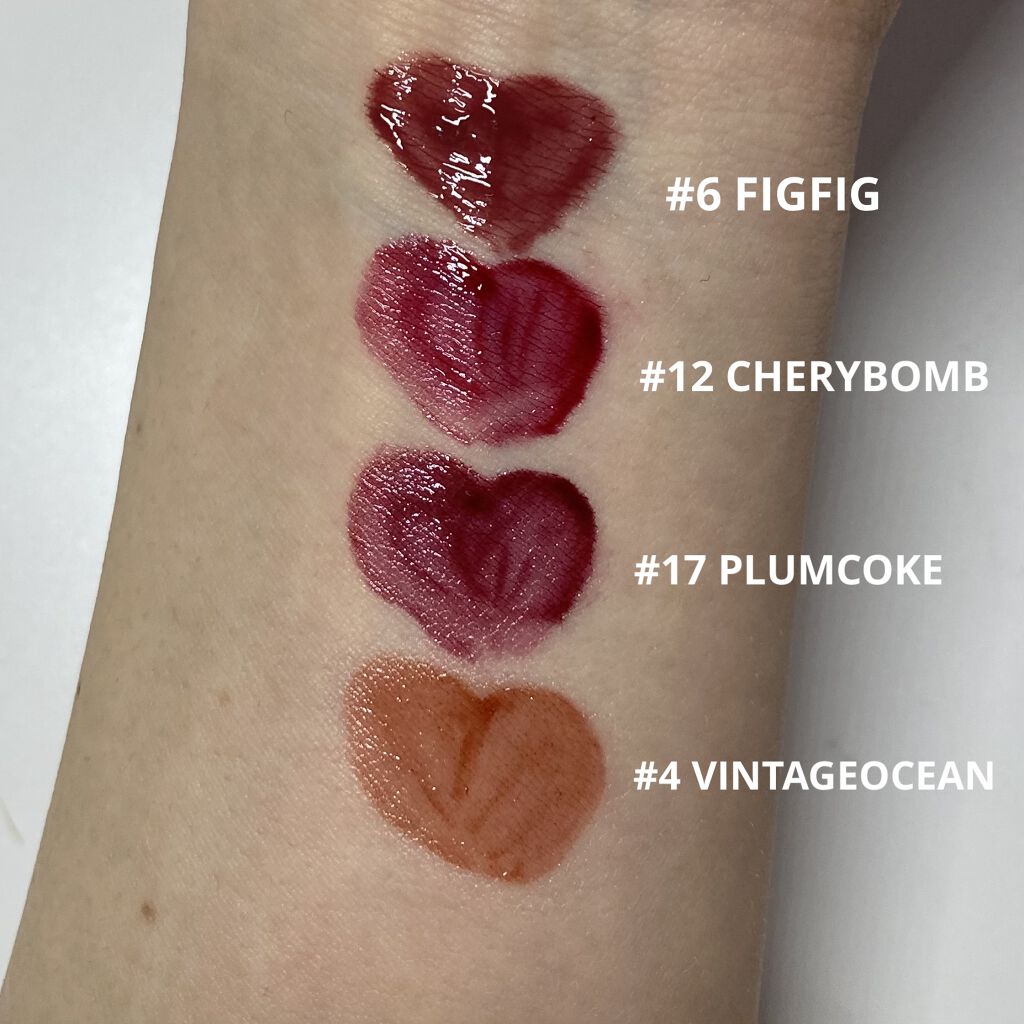 ジューシーラスティングティント/rom&nd/リップティントを使ったクチコミ（2枚目）