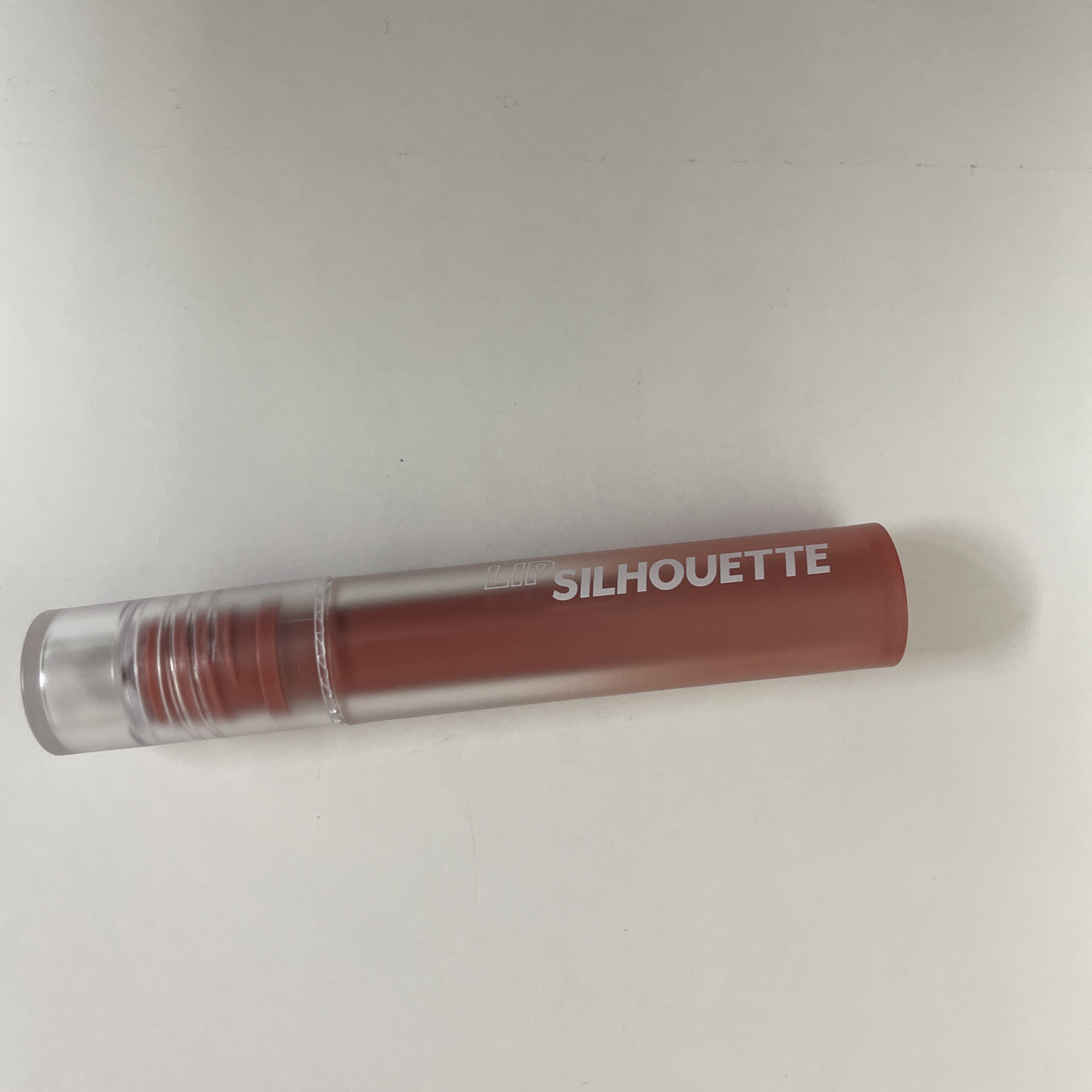 リップシルエットマットベルベットティント 04 アンティークベージュ/i’m meme/リップティントを使ったクチコミ（1枚目）