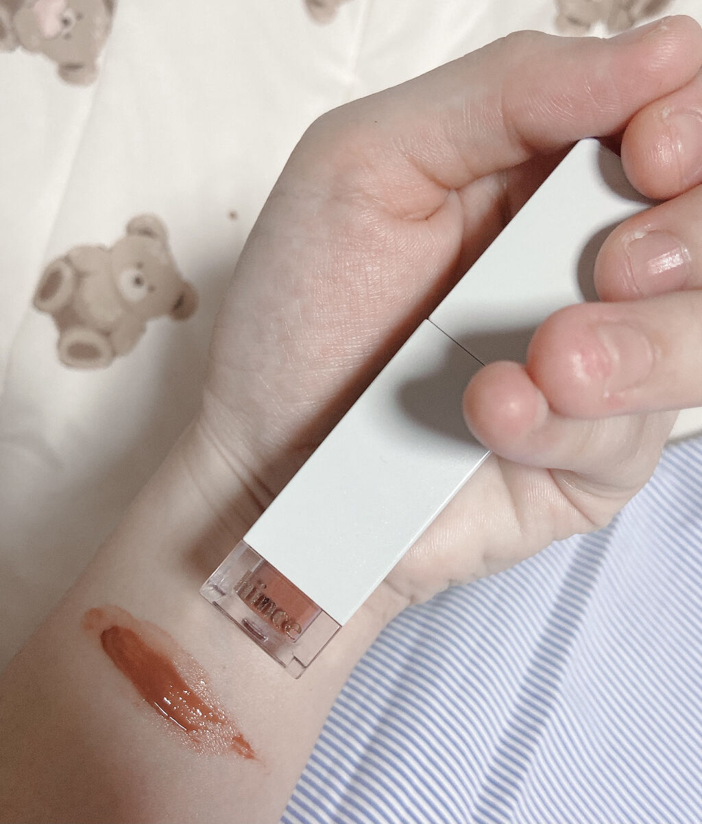 ムードインハンサーリキッドグロウ/hince/口紅を使ったクチコミ（1枚目）