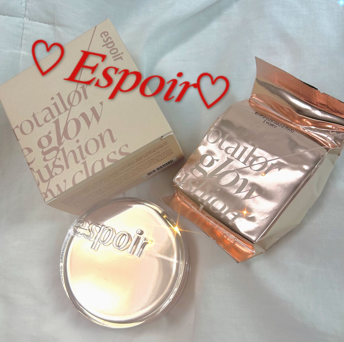 プロテーラービーグロウクッション ニュークラス/espoir/クッションファンデーションを使ったクチコミ(1枚目)