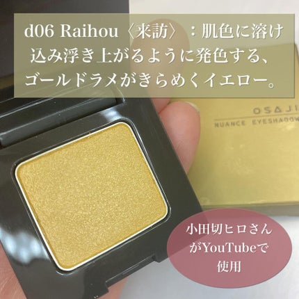 ニュアンス アイシャドウ d06 Raihou/来訪/OSAJI/単色アイシャドウの画像