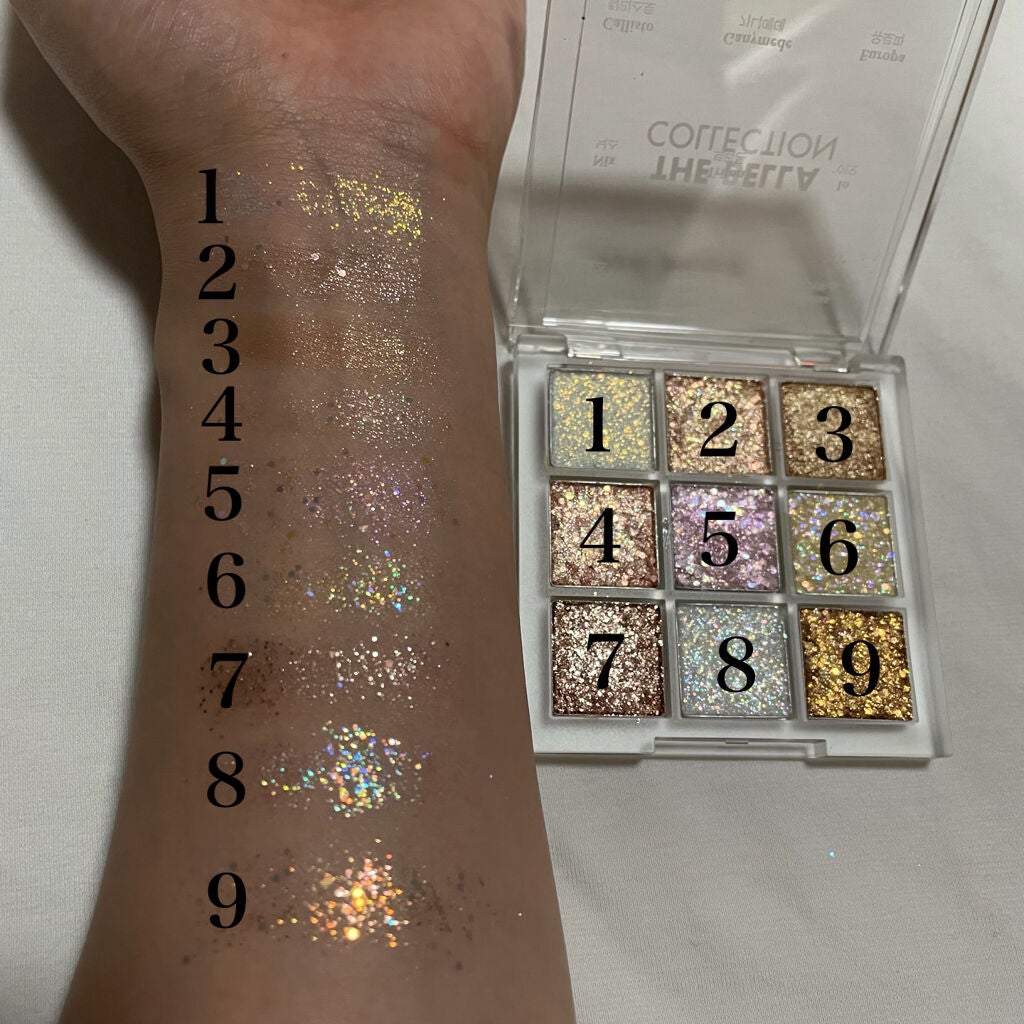 The Bella collection eyeshadow palette mini/CELEFIT/アイシャドウパレットを使ったクチコミ(3枚目)