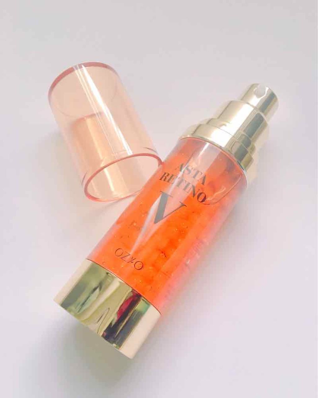 オージオ アスタレチノVのクチコミ「浸透力に優れたビタミンC誘導体やビタミンE（トコトリエノール）が配合されています。
壊れやすい.....」（1枚目）