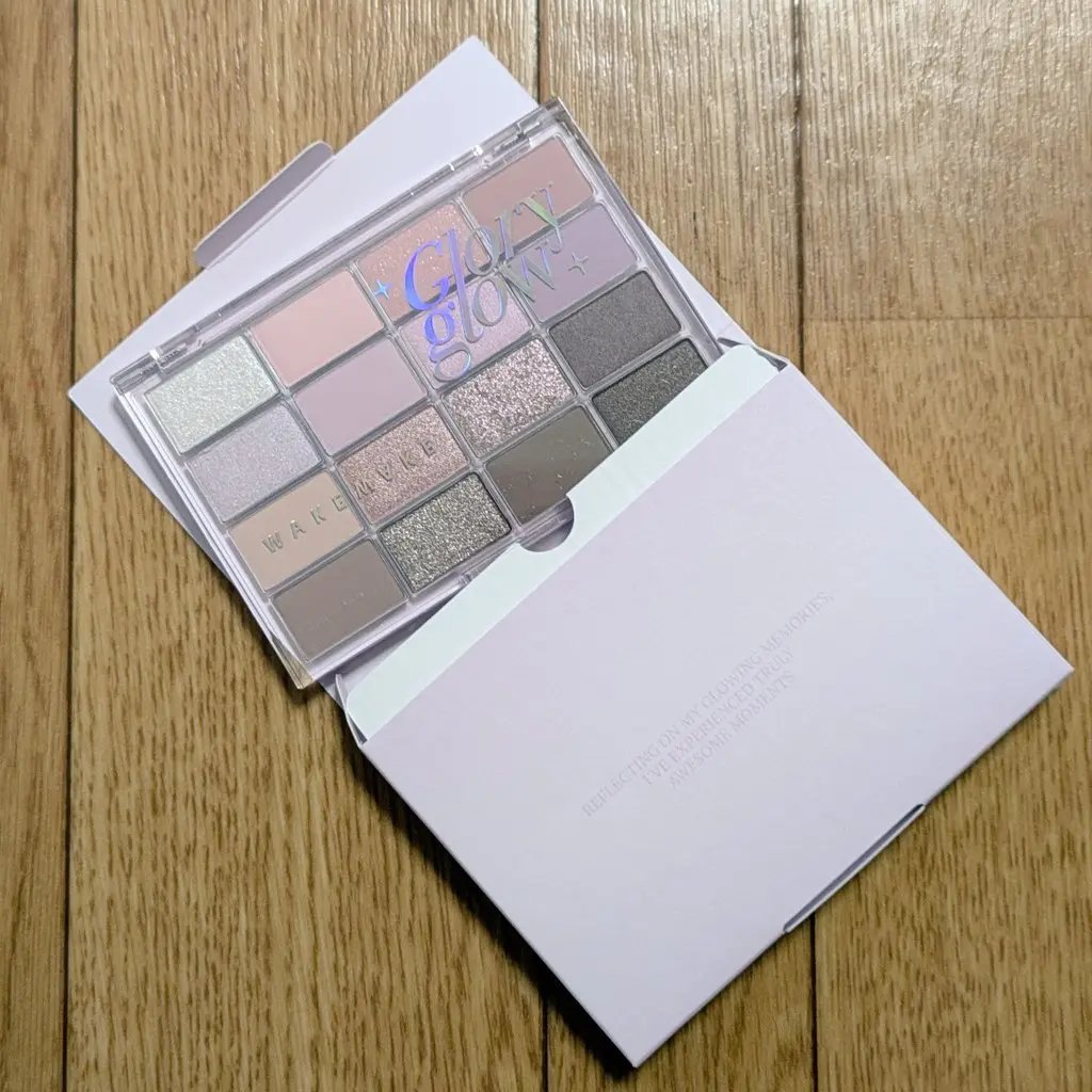 ソフトブラーリングアイパレット/wakemake/アイシャドウパレットを使ったクチコミ（3枚目）